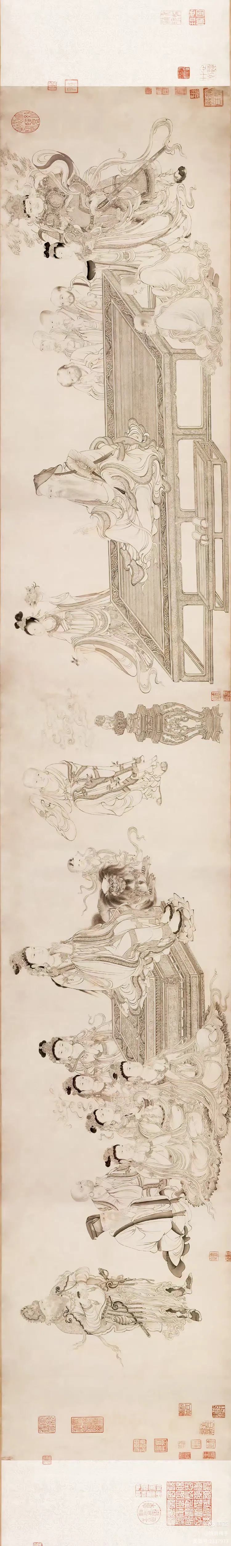 宋 李公麟 维摩演教图卷